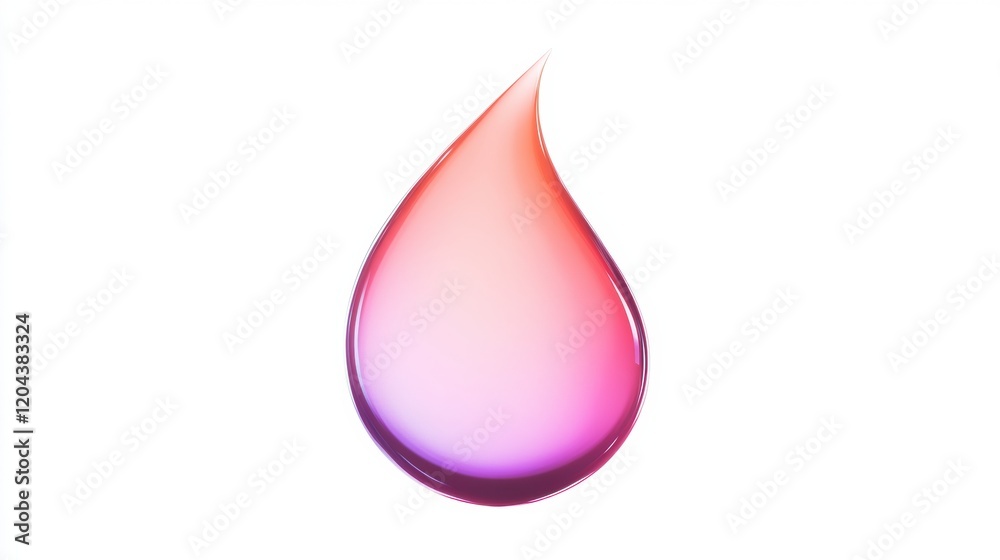 Colorful droplet representing creativity and fluidity in design trends. Generative AI Colorful droplet representing creativity and fluidity in design trends. Generative AI