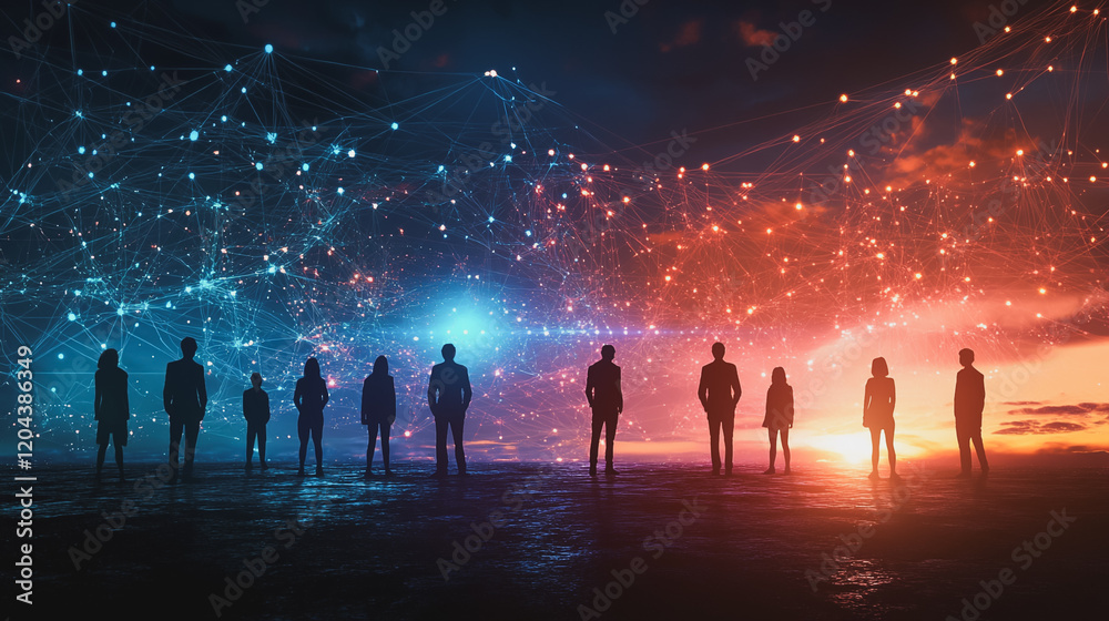 abstract professional business team people innovation connection of line from nail node to node on map background , networking concept abstract professional business team people innovation connection of line from nail node to node on map background , networking concept