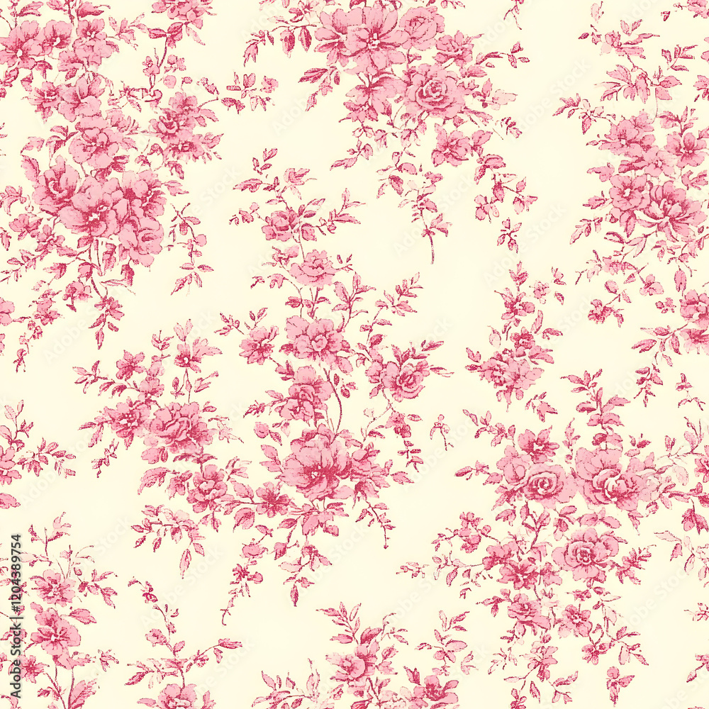 Pink Chinoiserie Seamless Pattern Digital Paper Pink Chinoiserie Seamless Pattern Digital Paper