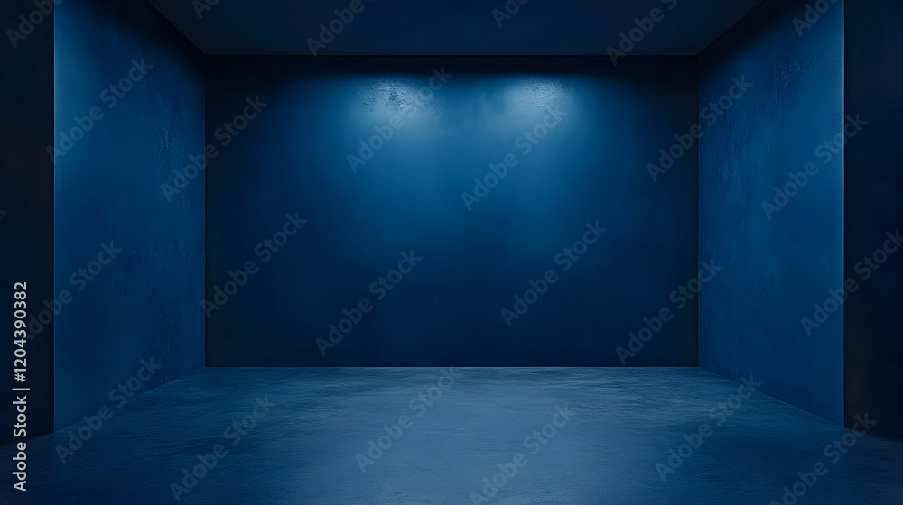 Minimalist studio backdrop in dark blue tones for photography and visuals Minimalist studio backdrop in dark blue tones for photography and visuals