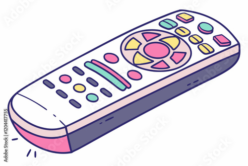 remote control isolated on white