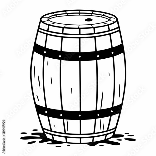 barrel with wine