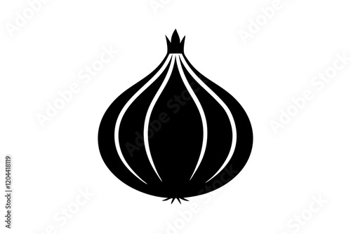 onion isolated on white background