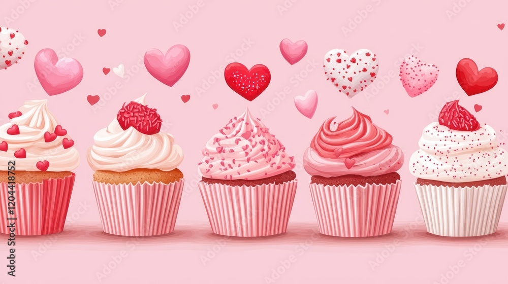 Delicious Valentine's Day Cupcakes: A Sweet Treat for Lovers Delicious Valentine's Day Cupcakes: A Sweet Treat for Lovers
