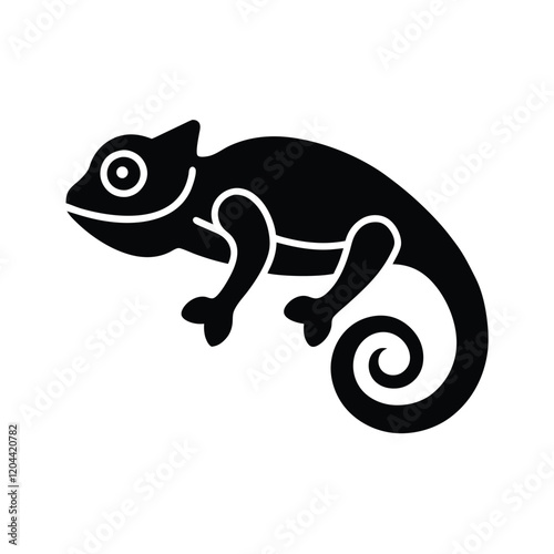 chameleon on a branch