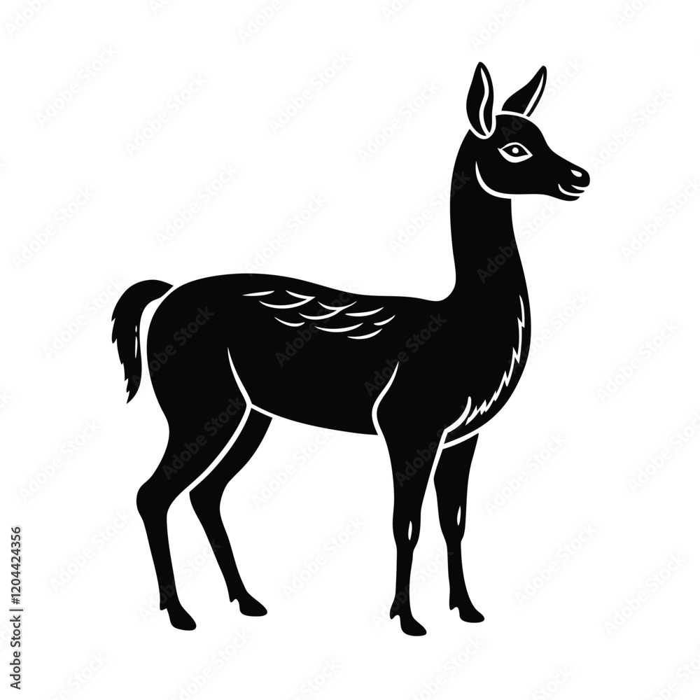 silhouette of a deer silhouette of a deer