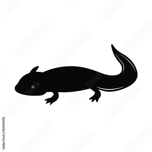 lizard isolated on white