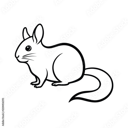 squirrel on a white background