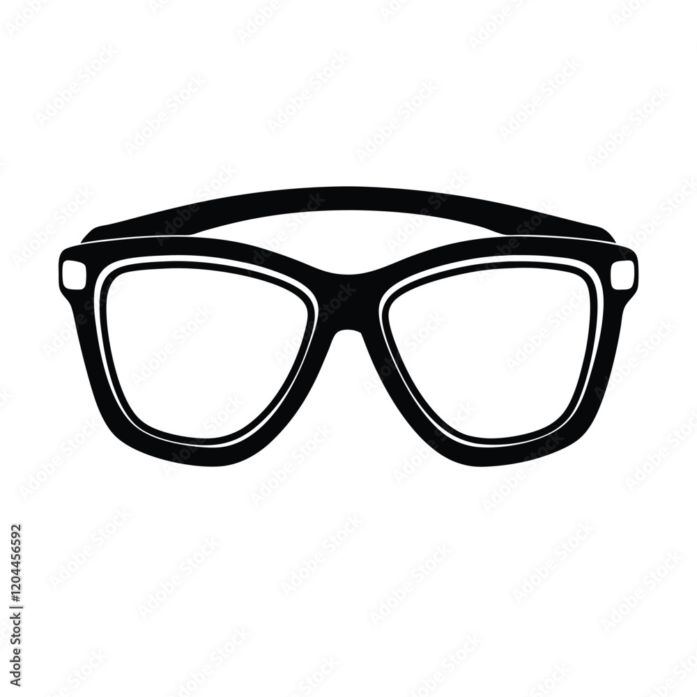 Fototapeta premium glasses isolated on white background