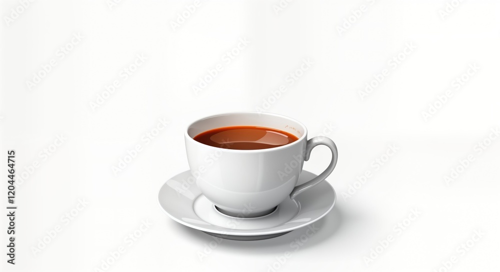 White teacup filled with hot tea sits on saucer. Relaxing morning tea moment. Enjoy hot drink. Simple routine. Morning beverage. Enjoy peaceful moment. Simple lifestyle moment. Refresh, relax. White teacup filled with hot tea sits on saucer. Relaxing morning tea moment. Enjoy hot drink. Simple routine. Morning beverage. Enjoy peaceful moment. Simple lifestyle moment. Refresh, relax.