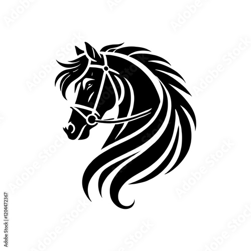 horse head silhouette