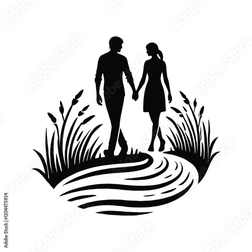 Couple Walking Trail