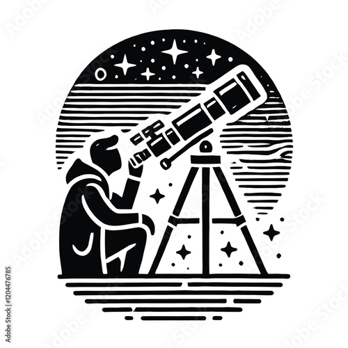 Stargazing Silhouette