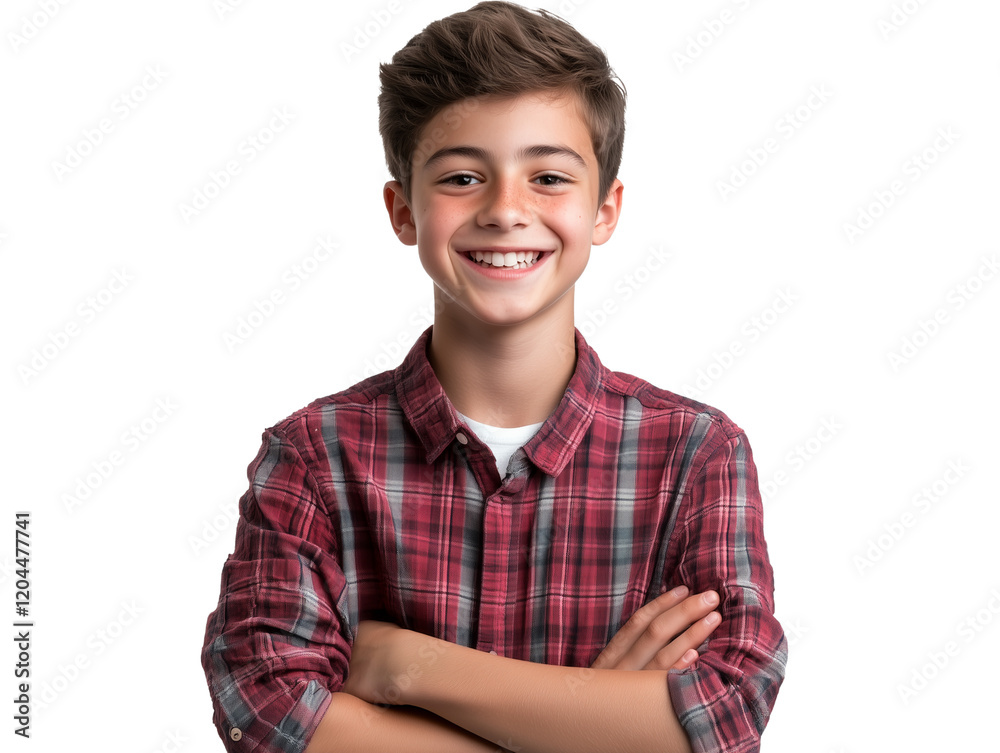 Happy boy smiling and laughing, isolated on transparent background Happy boy smiling and laughing, isolated on transparent background