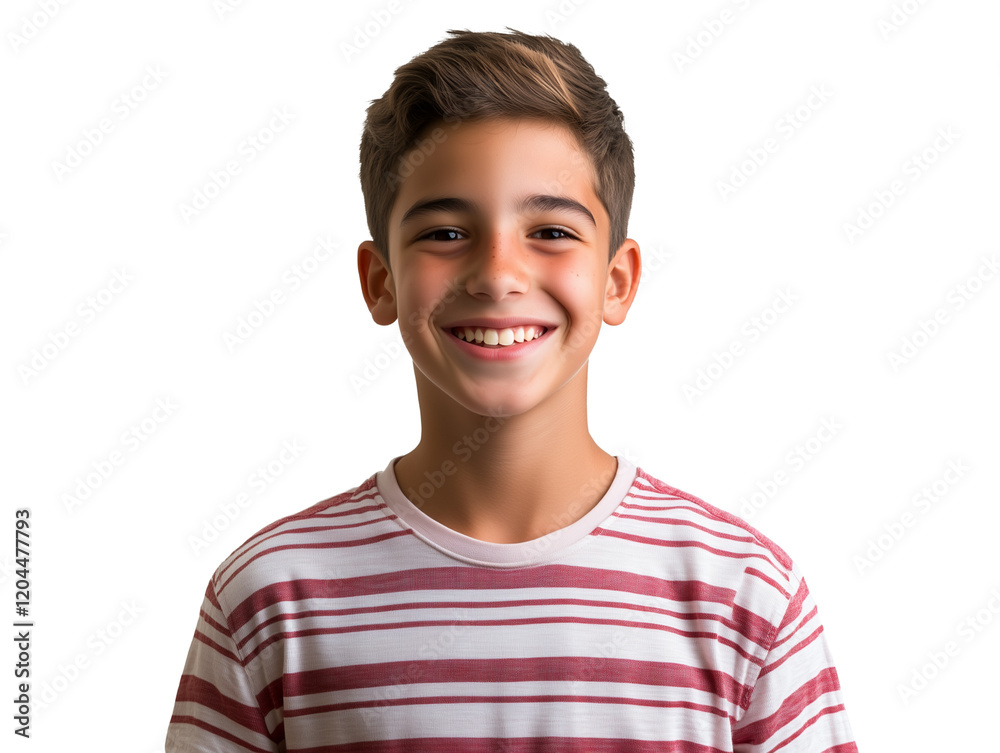 Happy boy smiling and laughing, isolated on transparent background Happy boy smiling and laughing, isolated on transparent background