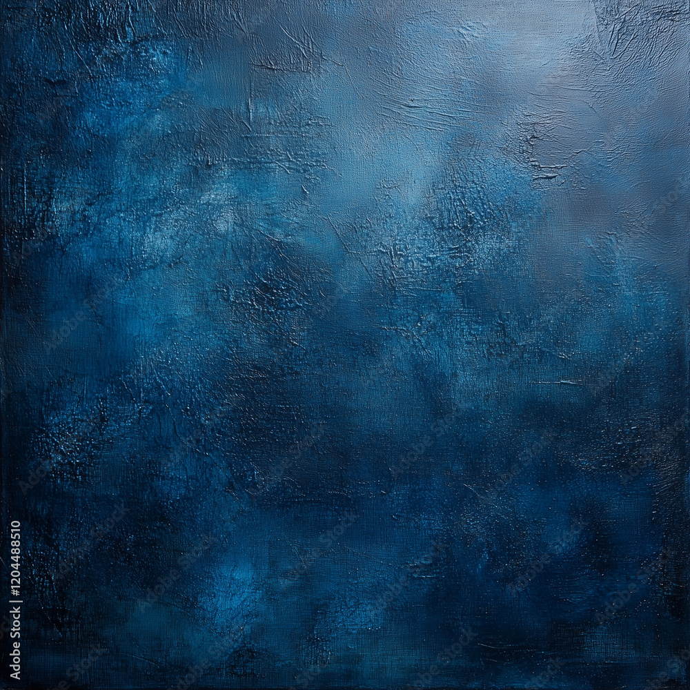 Fototapeta premium Backdrop of abstract grunge blue texture.