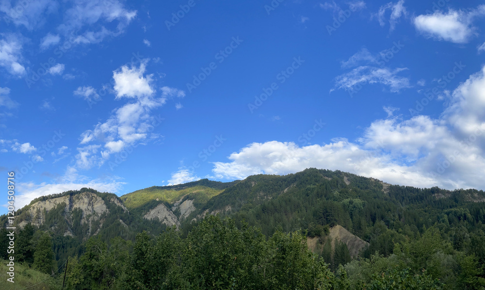 Obraz premium mountains and the sky