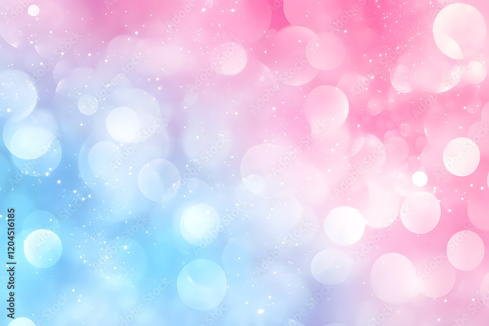 Vibrant Pink and Blue Glitter Background with Bokeh Lights Vibrant Pink and Blue Glitter Background with Bokeh Lights