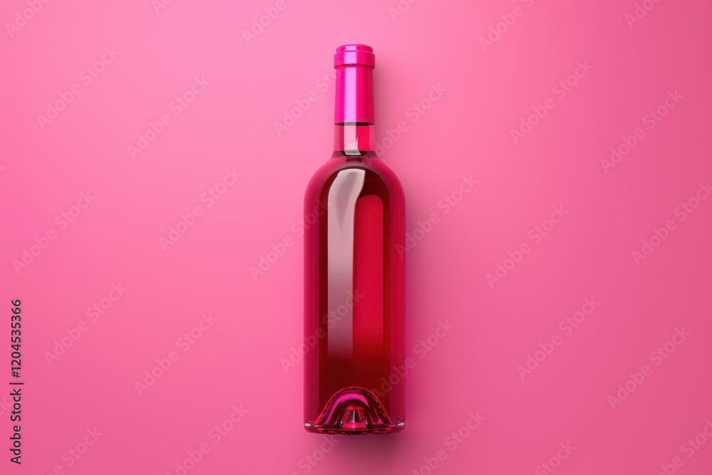 A sleek wine bottle stands alone against a crisp white backdrop, exuding luxury and sophistication for discerning buyers. A sleek wine bottle stands alone against a crisp white backdrop, exuding luxury and sophistication for discerning buyers.