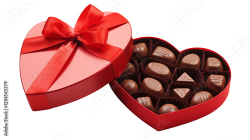 Heart-Shaped Box of Assorted Chocolates, Valentine's Day Gift