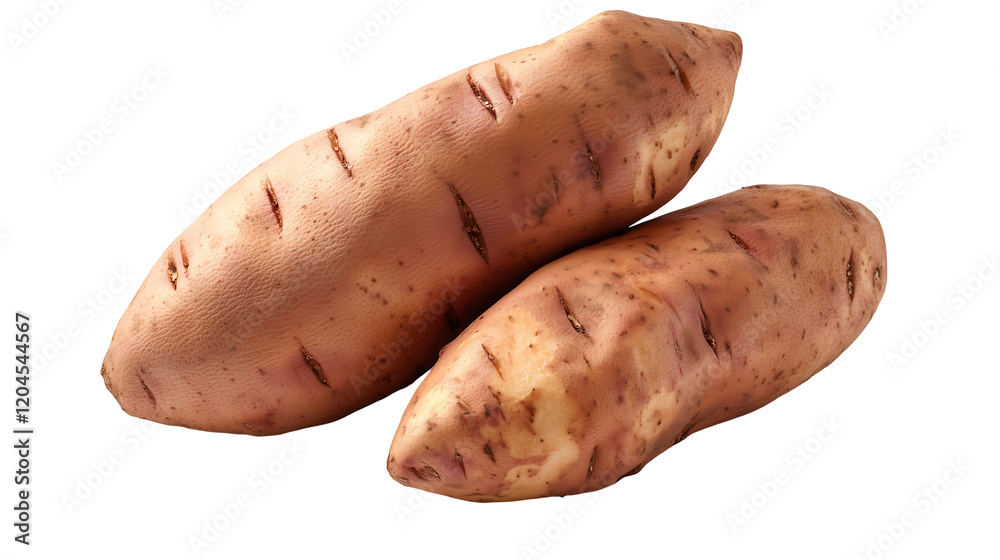 Sweet potato isolated on transparent background ,high resolution Sweet potato isolated on transparent background ,high resolution