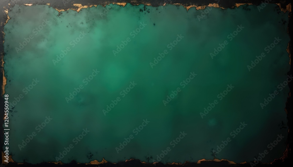 Naklejka premium Dark emerald green background with vintage grunge texture. Elegant, rich design. Suitable for various creative projects like wallpaper, fabric, website display. Luxurious deep green tone with black