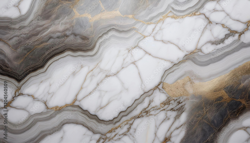 Obraz premium Smooth and Polished Marble Surface with Shiny Finish