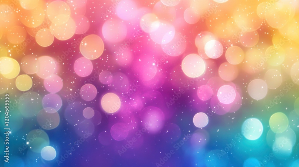 Abstract colorful bokeh background with vibrant lights and sparkles. Abstract colorful bokeh background with vibrant lights and sparkles.