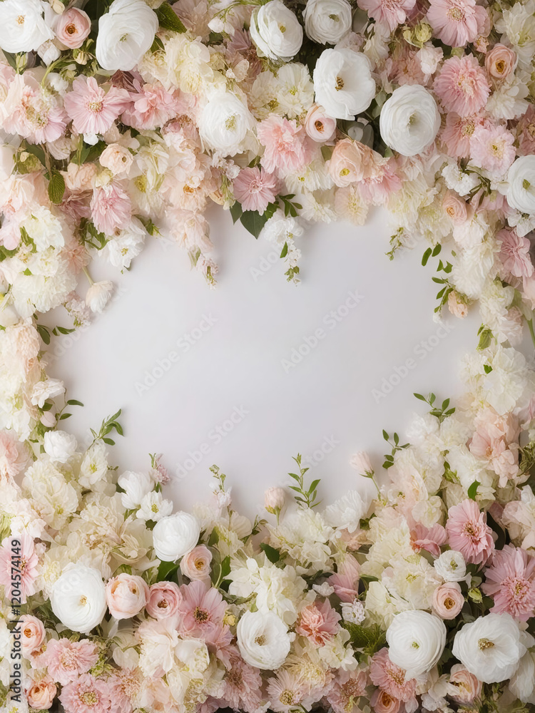 spring flower border spring flower border