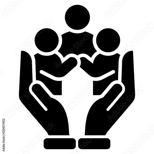 Sales and Job Activity  Glyph Black Icon