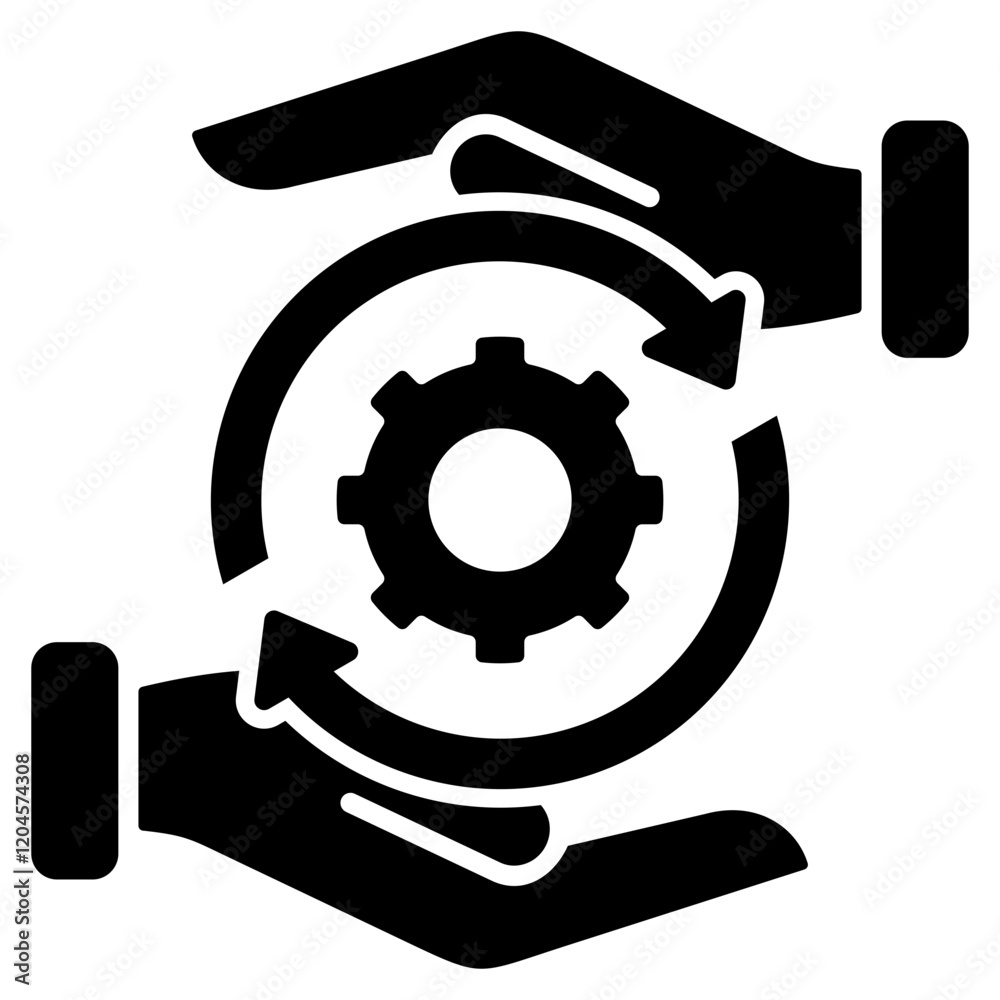 Sales and Job Activity Glyph Black Icon Sales and Job Activity Glyph Black Icon