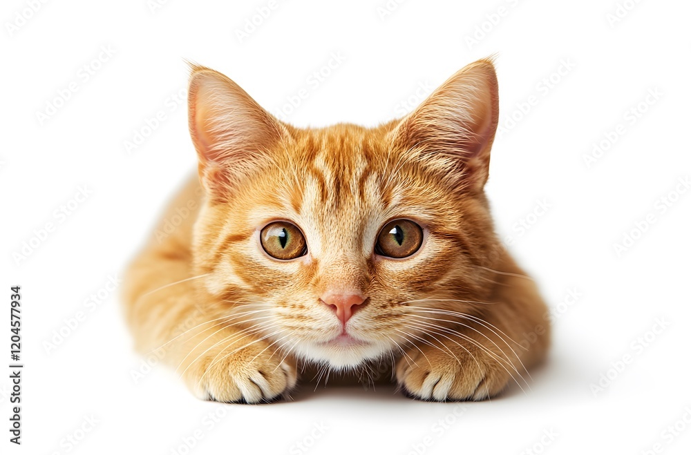 Adorable Ginger Kitten Posing For A Photograph Adorable Ginger Kitten Posing For A Photograph