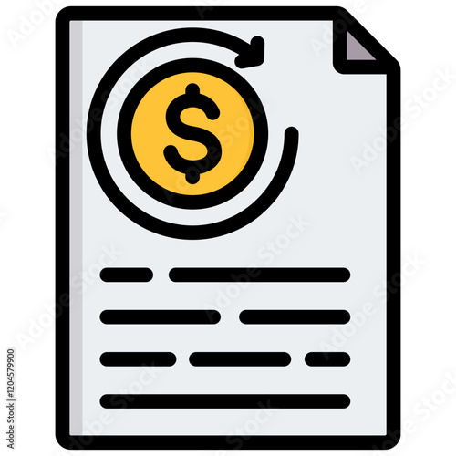 Roi Outline Color Icon