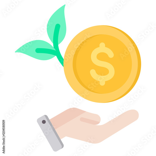Business Investment Flat Icon