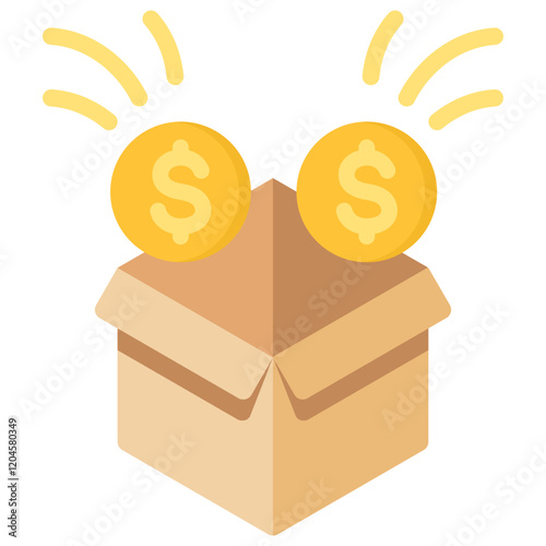 Crowdfunding Flat Icon