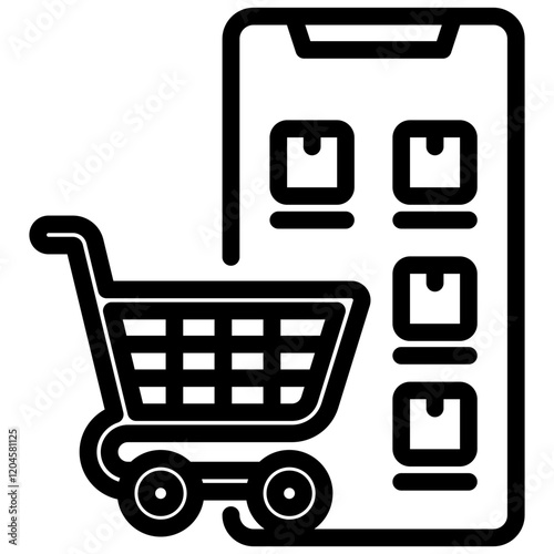 Ecommerce Outline Icon