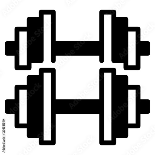 Two Dumbbells for Strength Training