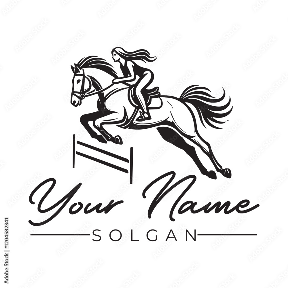 Fototapeta premium Equestrian Show Jumping and Dressage