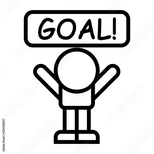 goal Line Icon