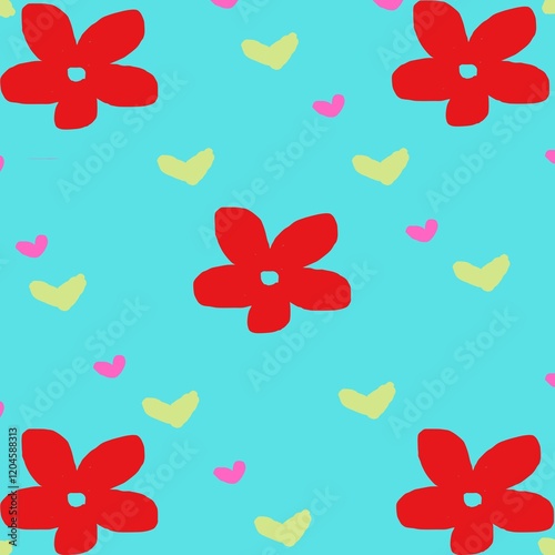seamless background with butterflies