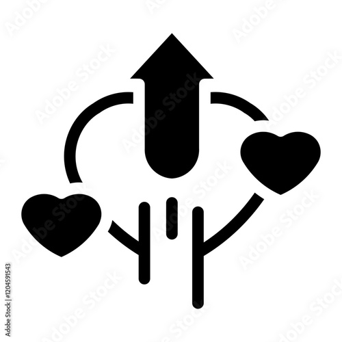increasing Solid icon