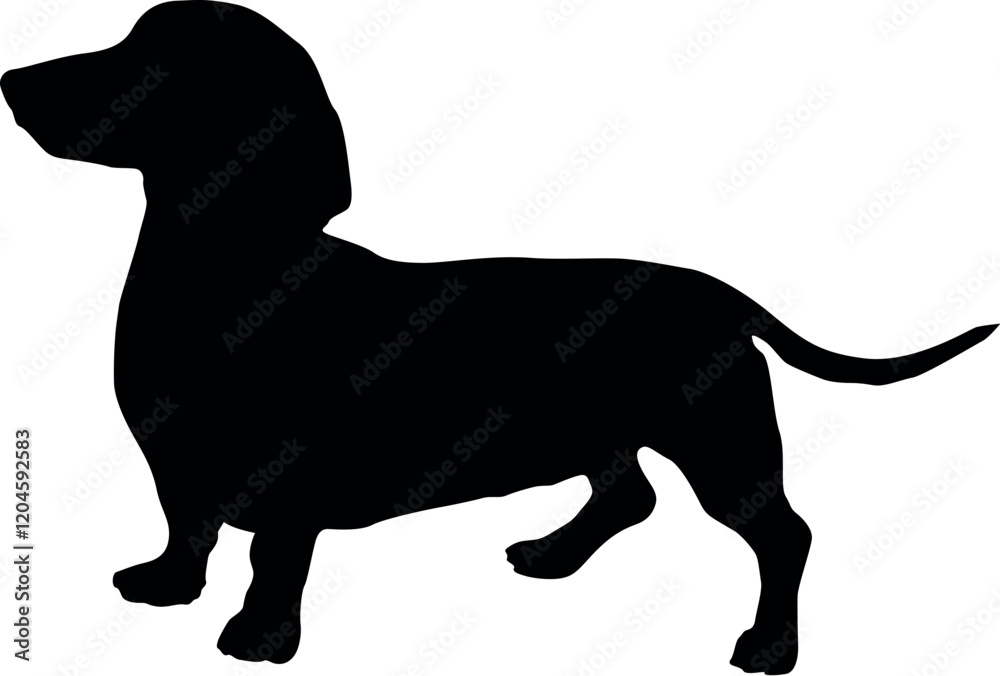 Black Animal Dog Silhouettes Vector illustration Black Animal Dog Silhouettes Vector illustration