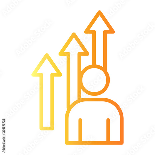 improve Line Gradient Icon
