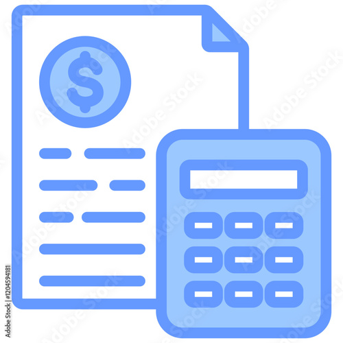 Estimate Blue Icon