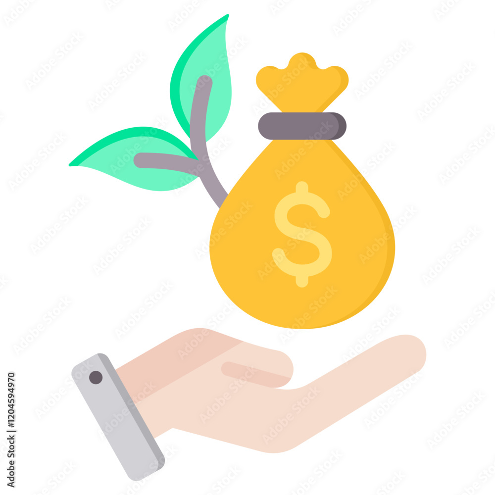 Investment Flat Icon Investment Flat Icon