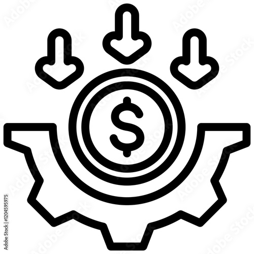 Cost Effective Outline Icon