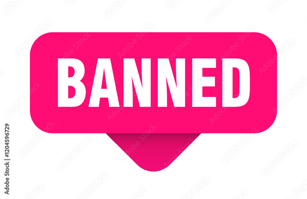 banned sticker. banned sign on transparent background banned sticker. banned sign on transparent background
