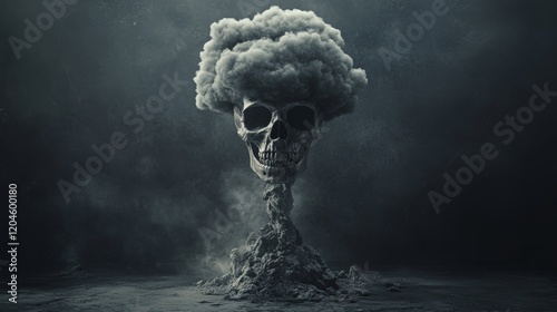 person with smoke