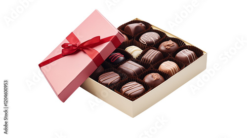 Luxury Chocolate Gift Box Gourmet Chocolates Assorted Sweets Elegant Packaging Valentines Day Gift Romantic Treat Delicious Chocolates Sweet Gift Chocolate Assortment Premium Chocolates