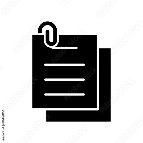 Document icon design template